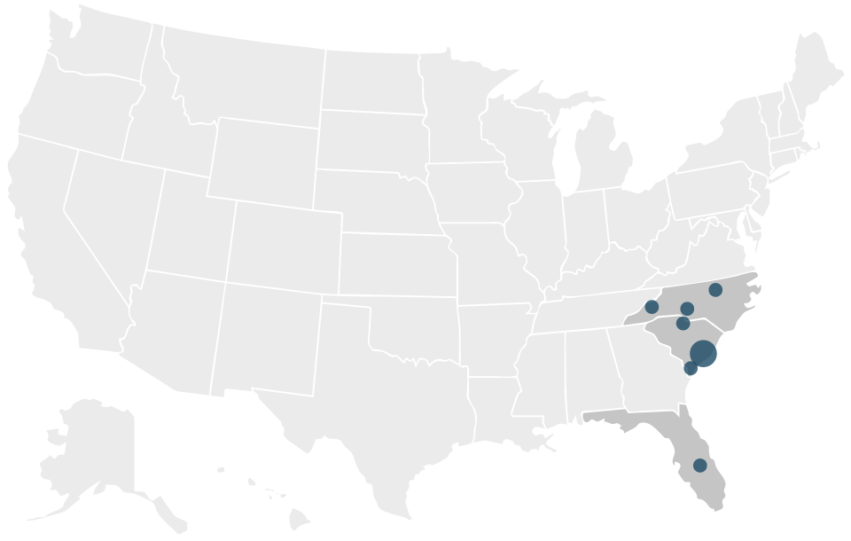 Map of Madison Capital Group Communities