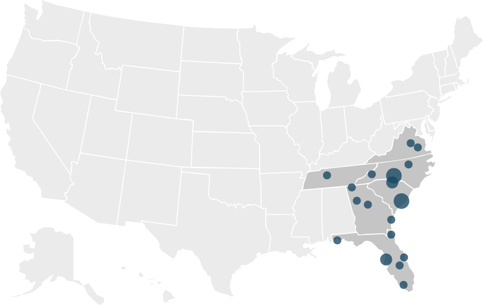 Map of Madison Capital Group Communities